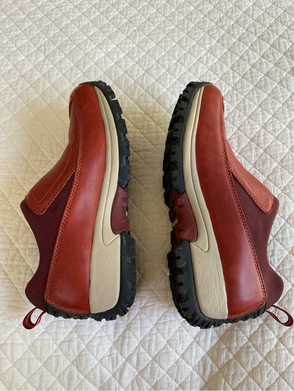Merrell Polar Moc Waterproof Slip-On Hiking Shoes Leather Red Bean Insulated 7